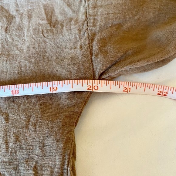 100 Cotton French Peasant Cottagecore Tan Dress - Picture 10 of 11